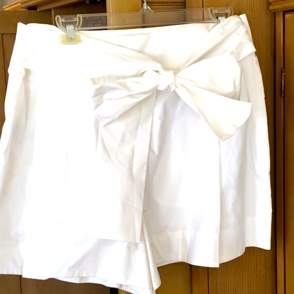 J. Crew white cotton shorts